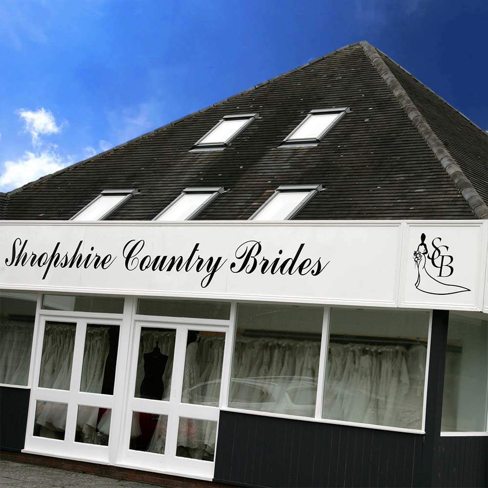 Show room at Shropshire Country Brides