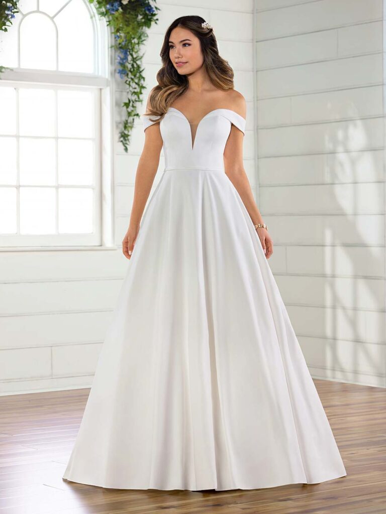 2761 - Essense of Australia wedding dress at Shropshire Country Brides.