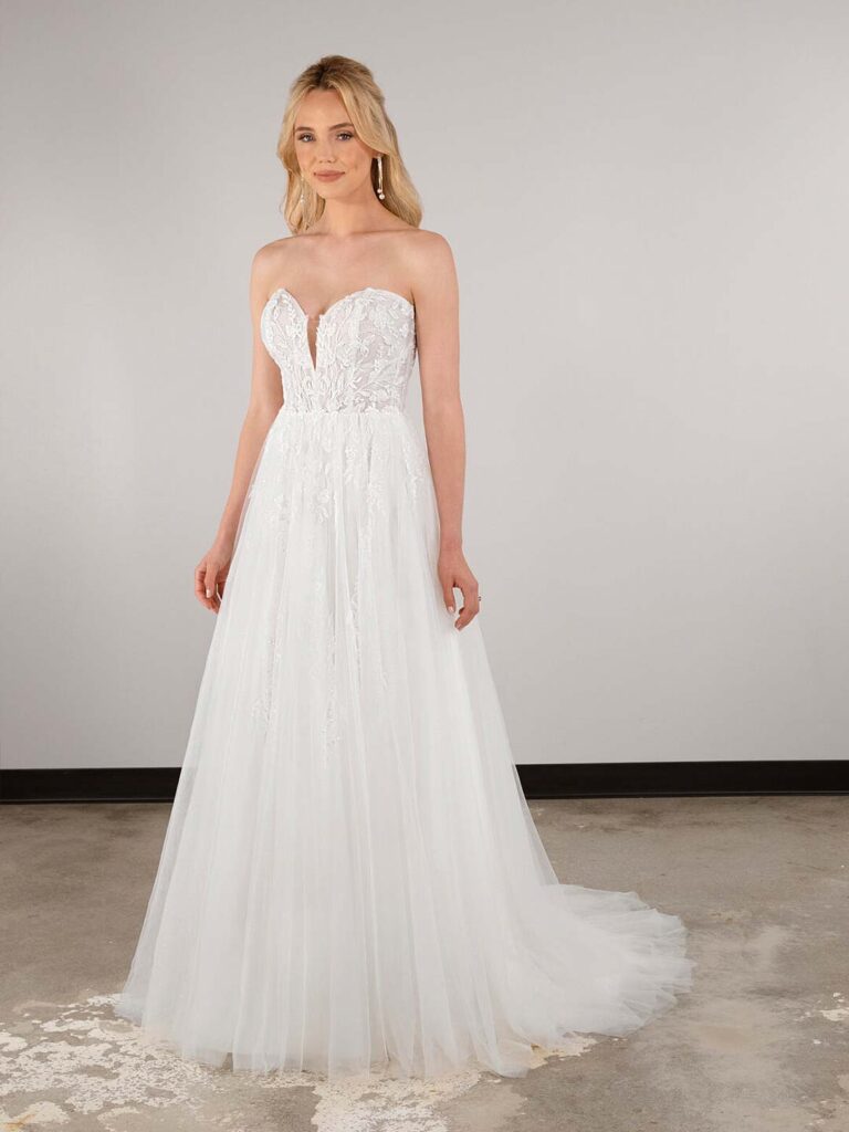 D3906 Plus Size - Essense of Australia wedding dress at Shropshire Country Brides.