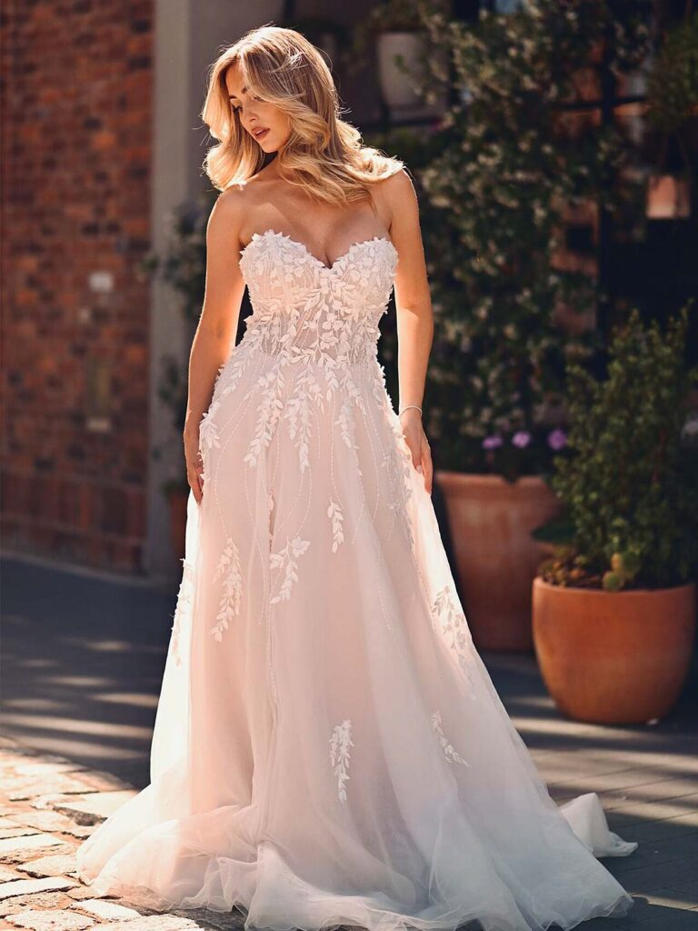 D3529 Plus Size - Essense of Australia wedding dress at Shropshire Country Brides.