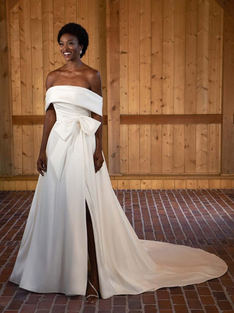 D3631 - Essense of Australia wedding dress at Shropshire Country Brides.