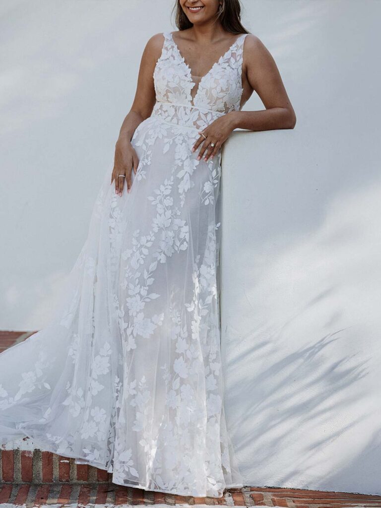 D3783 - Essense of Australia wedding dress at Shropshire Country Brides.