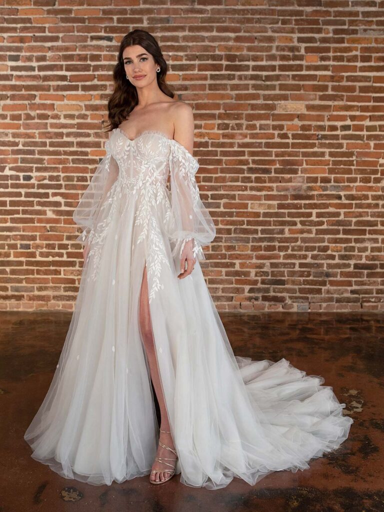 D3787 Plus Size - Essense of Australia wedding dress at Shropshire Country Brides.