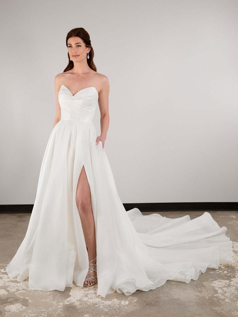 D3941 - Essense of Australia wedding dress at Shropshire Country Brides.