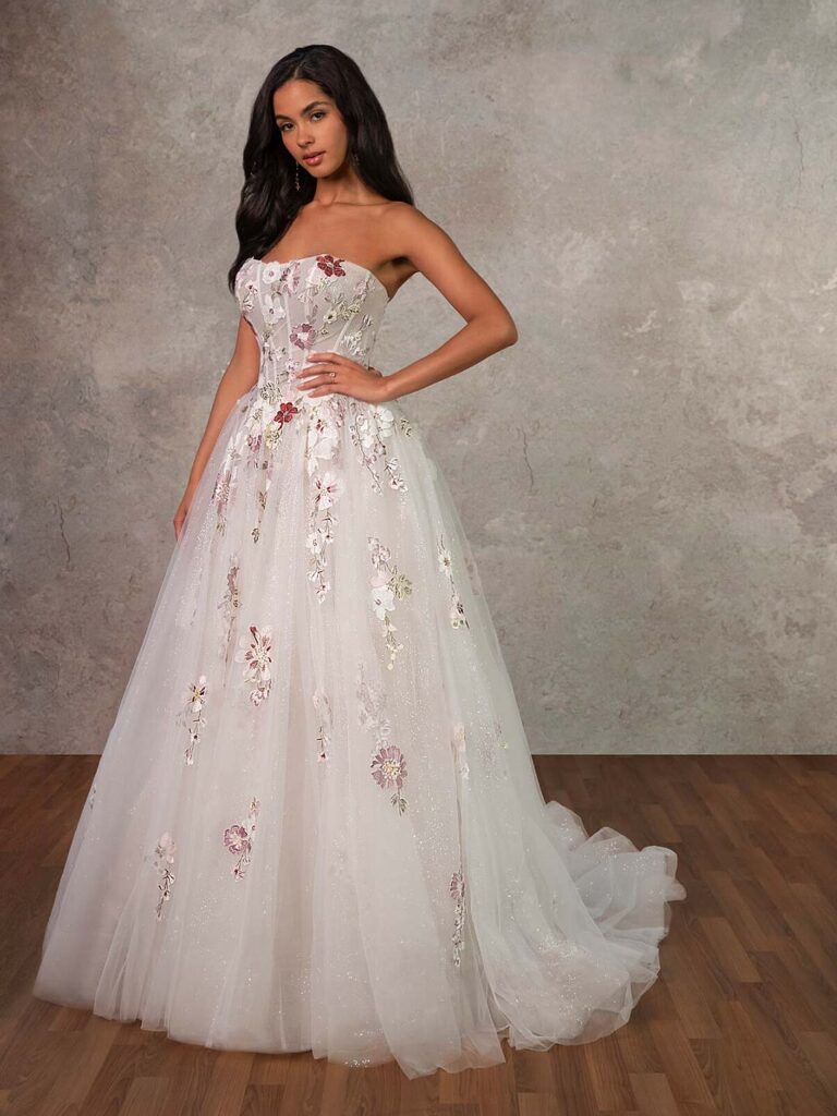 D4482 Plus Size - Essense of Australia wedding dress at Shropshire Country Brides.